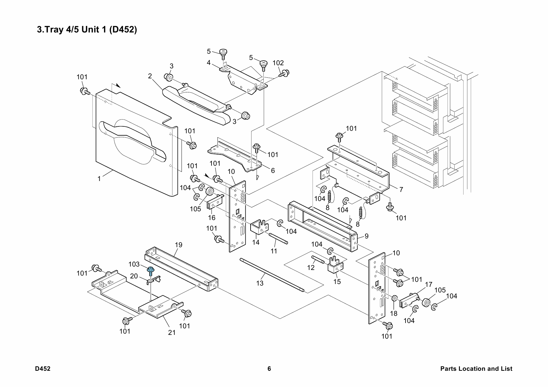 RICOH Options D452 LCIT-RT5030 Parts Catalog PDF download-3